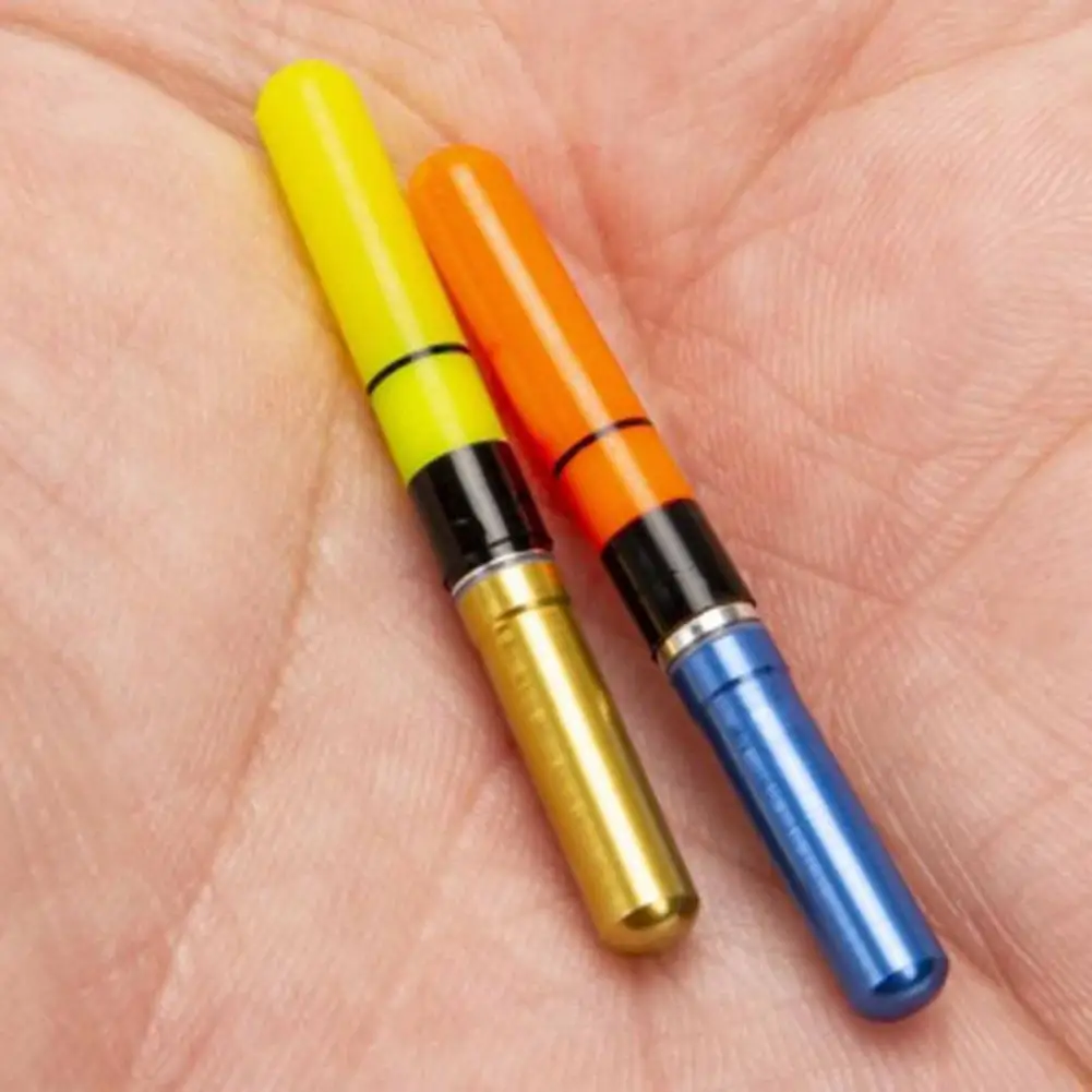

2Pcs Fishing Lighted Bobber Replacement LED Light Warning Straight Column Sea Fishing Night Fishing Floats Fishing Accessories