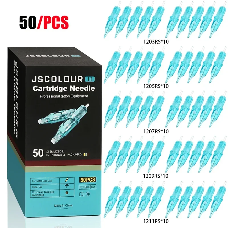 50 шт. одноразовые картриджи-иглы для тату