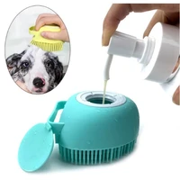 bathroom puppy big dog cat bath massage gloves brush soft safety silicone pet grooming tools cleaning brush pets accessories b