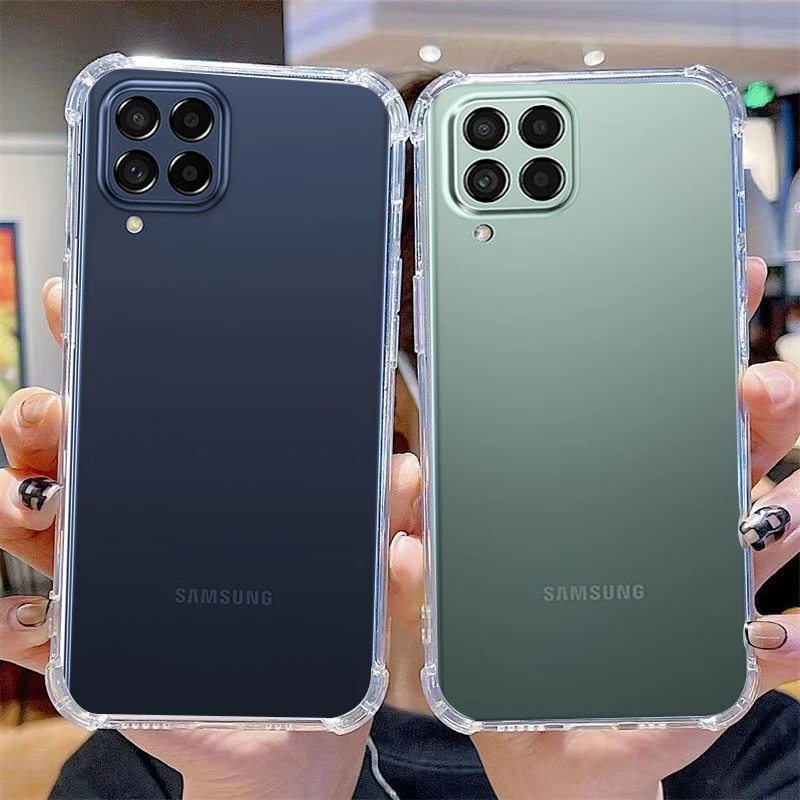 Фото Прозрачный чехол для телефона Samsung Galaxy M53 5G, прозрачный чехол из ТПУ Sansung M 53 SM-M536B 6,7 дюйма M536, противоударные чехлы с защитой от царапин №1