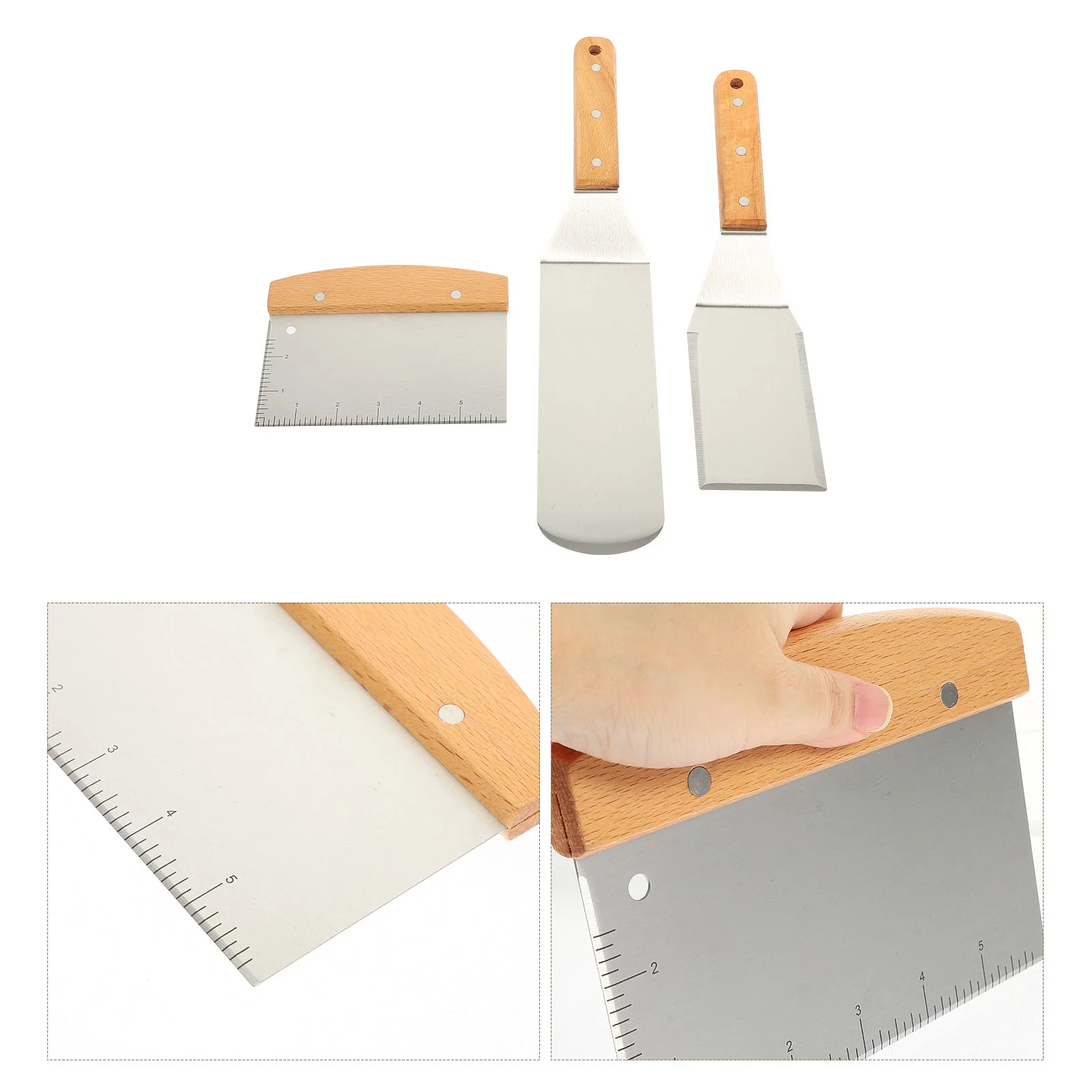 

Spatula Cooking Steak Kitchen Spatulas Barbecuede Scraper Cocina Griddle Espatulas Turner Steel Stainlessprofessional Gadget Non