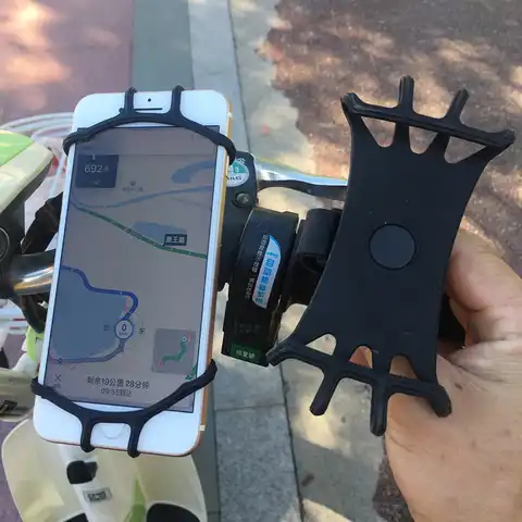 Силиконовый Автомобильный держатель для телефона Xiaomi Mijia M365 Pro, Аксессуары для GPS, вращающийся на 360 градусов держатель для мотоцикла, велоси...