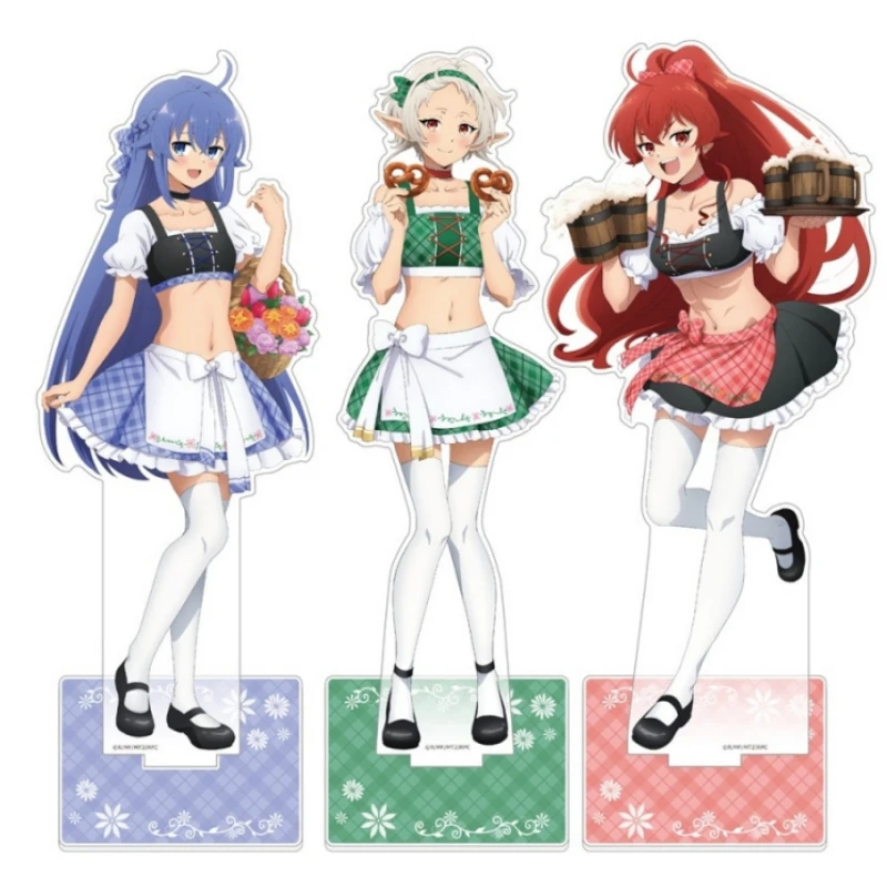 Фото Аниме Mushoku Tensei: Jobless Reincarnation Housemaid Series, акриловая подставка Sylphiette Eris Roxy, фигурка, настольное украшение, подарки №1