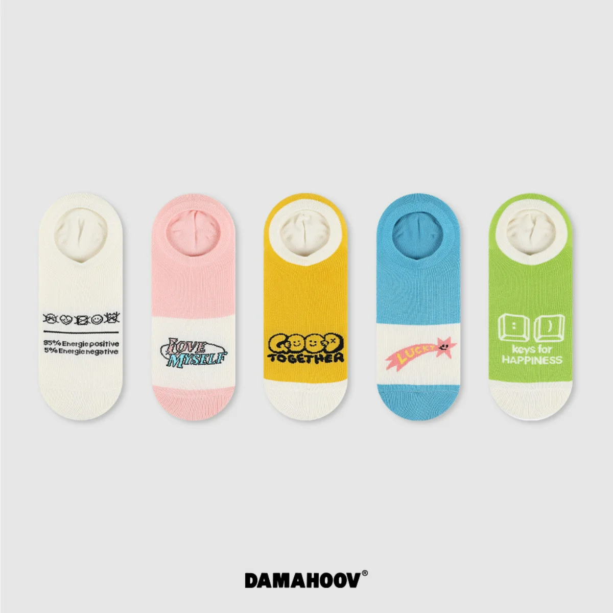 

Женские летние тонкие Модные индивидуальные удобные простые небольшие хлопковые невидимые нескользящие носки DAMAHOOV с низким каблуком