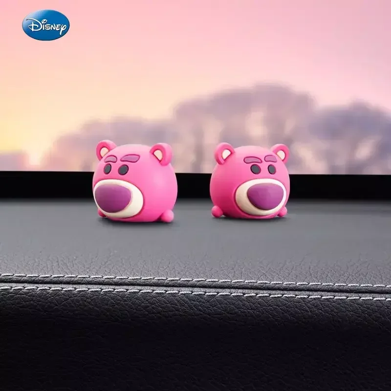 

Disney Strawberry Bear Series Car Decorations Aromatherapy Vent Cute Doll Hook Mobile Phone Bracket Stop Sign Car Interior decor