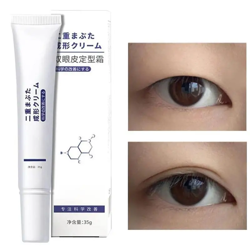 

Double Eyelid Defining Cream 35g Women's Cosmetics Eyelid Forming Cream Invisible Eyelashes Adhesive Eyelash Glue Enhancers