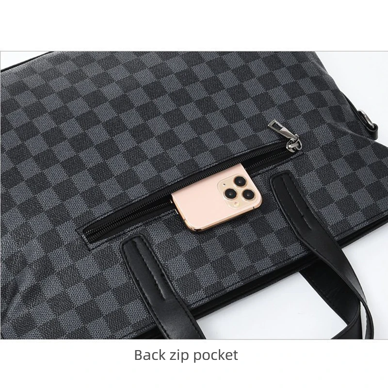 2023 Men Briefcase Bag High Quality Business Famous Brand PU Leather Shoulder Messenger Bags Office Handbag Laptop Women's Bag