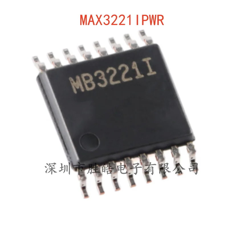 

(10PCS) NEW MAX3221IPWR MAX3221 RS-232 Line Driver / Receiver Chip TSSOP-16 MAX3221IPWR Integrated Circuit