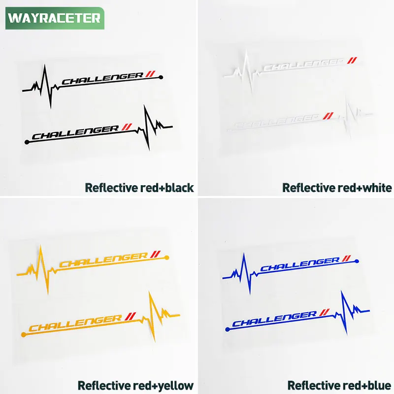 2 шт. светоотражающие наклейки на окна Dodge Challenger SRT8 392 Demon 2023