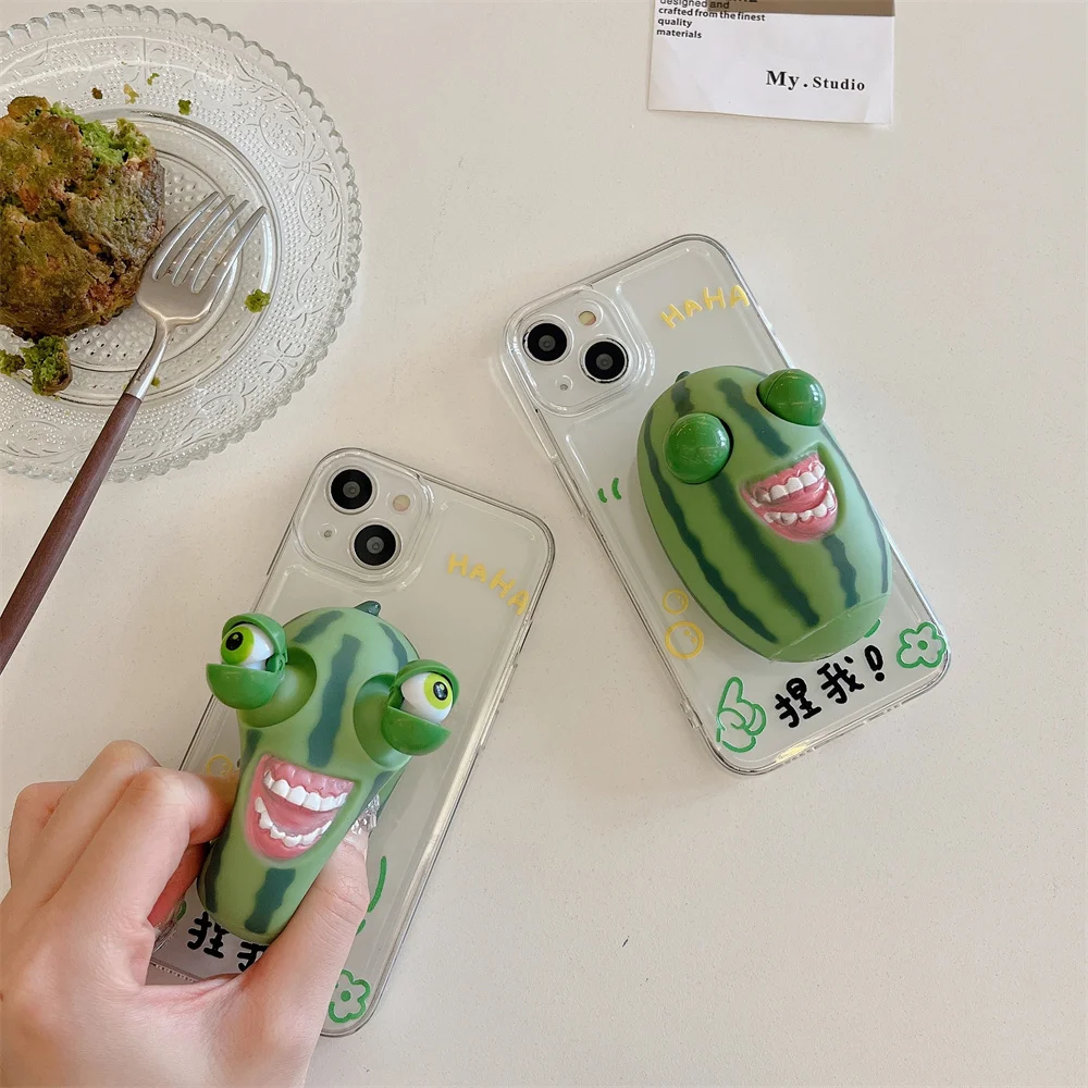Мультяшный 3D чехол для Apple iPhone 14 12 13 mini 11 Pro XR XS Max SE 2020 7 8 Plus мягкий с забавным