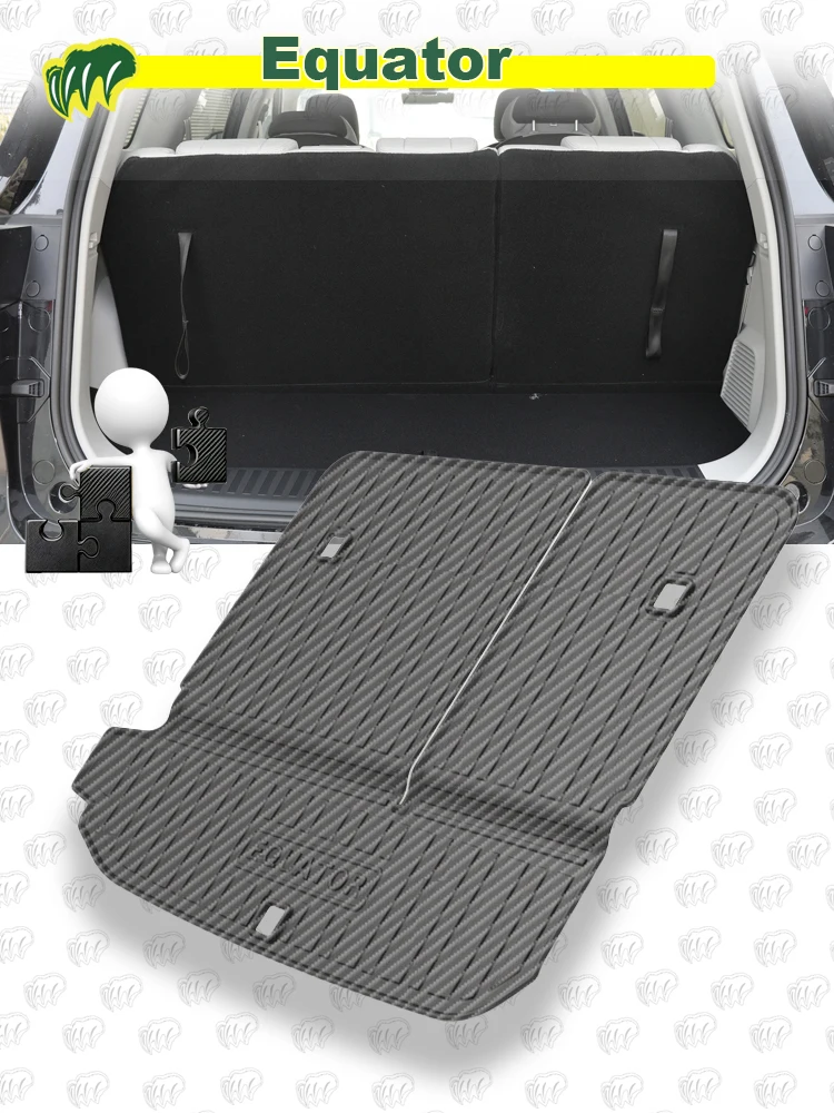 Для Ford Equator 2022 2021-2023 специальный коврик для багажника автомобиля всесезонный