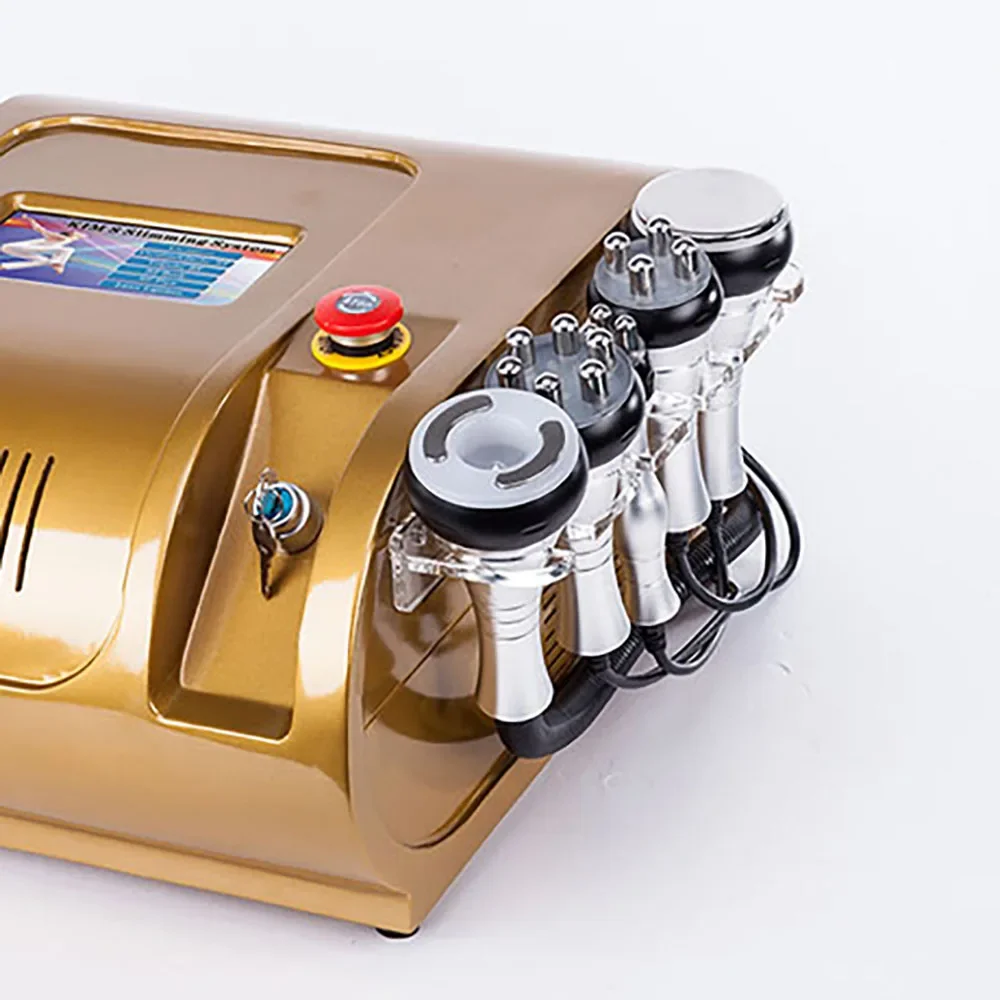 Портативный 40K 8 в 1 кавитационный вакуумный корпус Контурирование Lipolasar