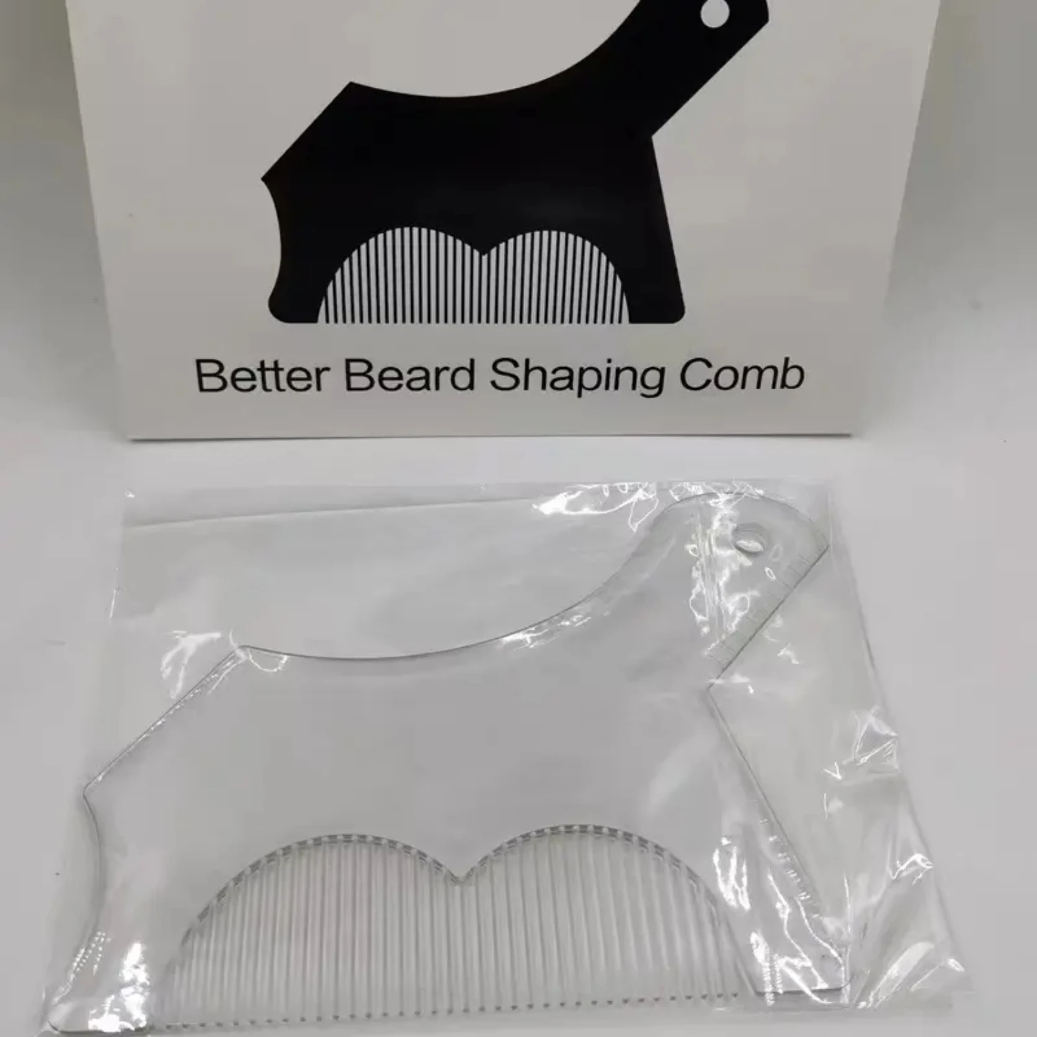 Расческа-линейка для укладки бороды прецизионного ухода универсальная расческа