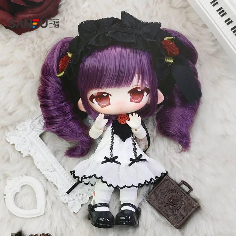 Фото Серия Uki Doki Mini Mili 1/12 BJD: фигурки-сюрпризы в закрытой упаковке, милые украшения, очаровательные куклы, модель Caixa Caja, загадочная коробка, подарочные игрушки. №3