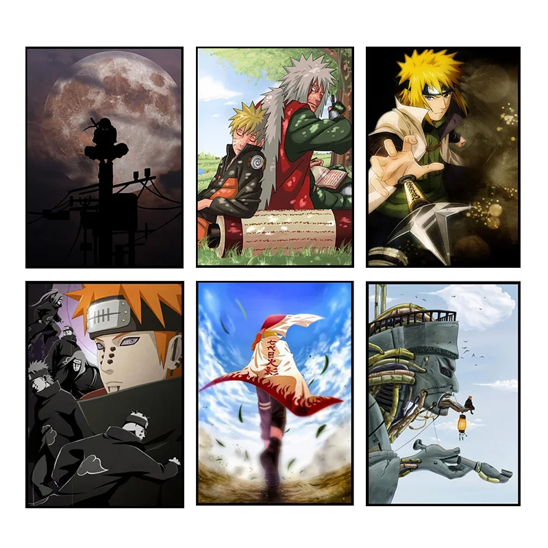 

Japan Classic Anime Naruto Character Poster Ninja Sasuke Mural Wll Canvas Hd Print Living Room Child Bedroom Home Cuadros Decor
