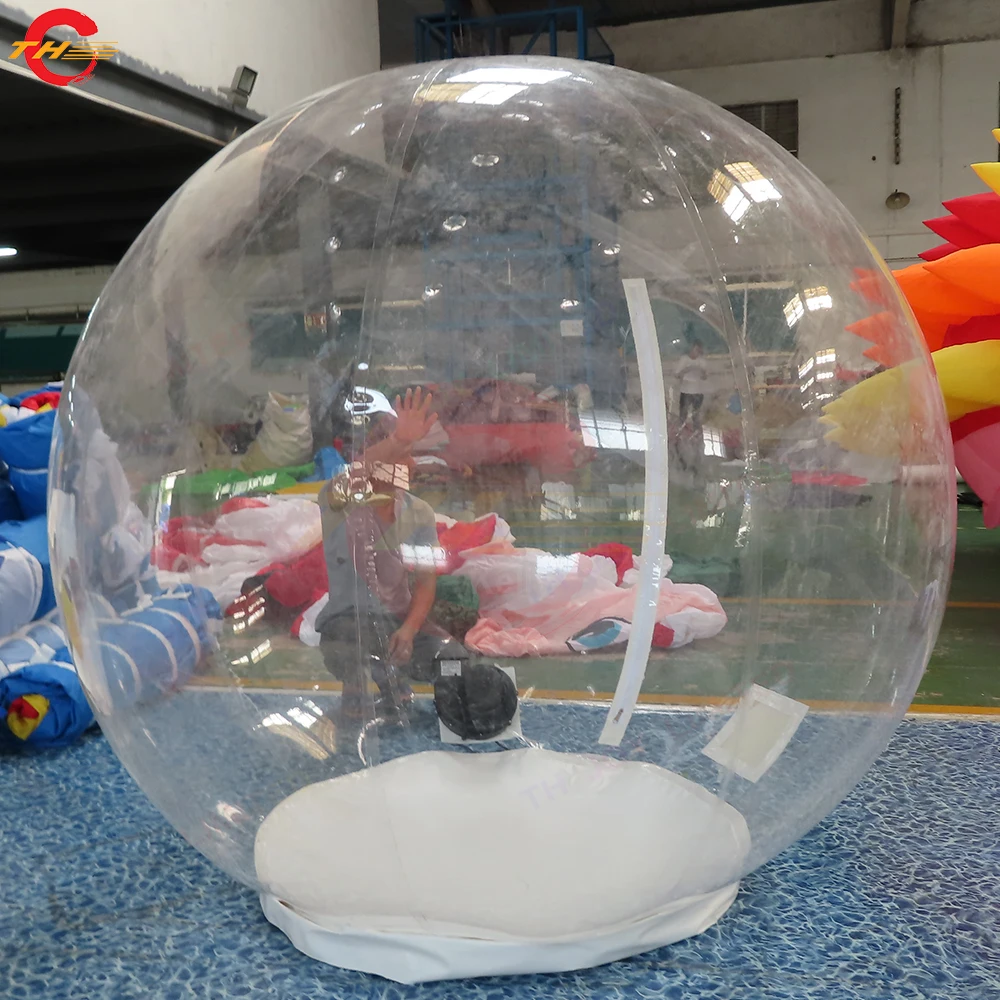 Прозрачная надувная палатка с пузырьковым шаром диаметром 2 м/3 м/4 м для кемпинга
