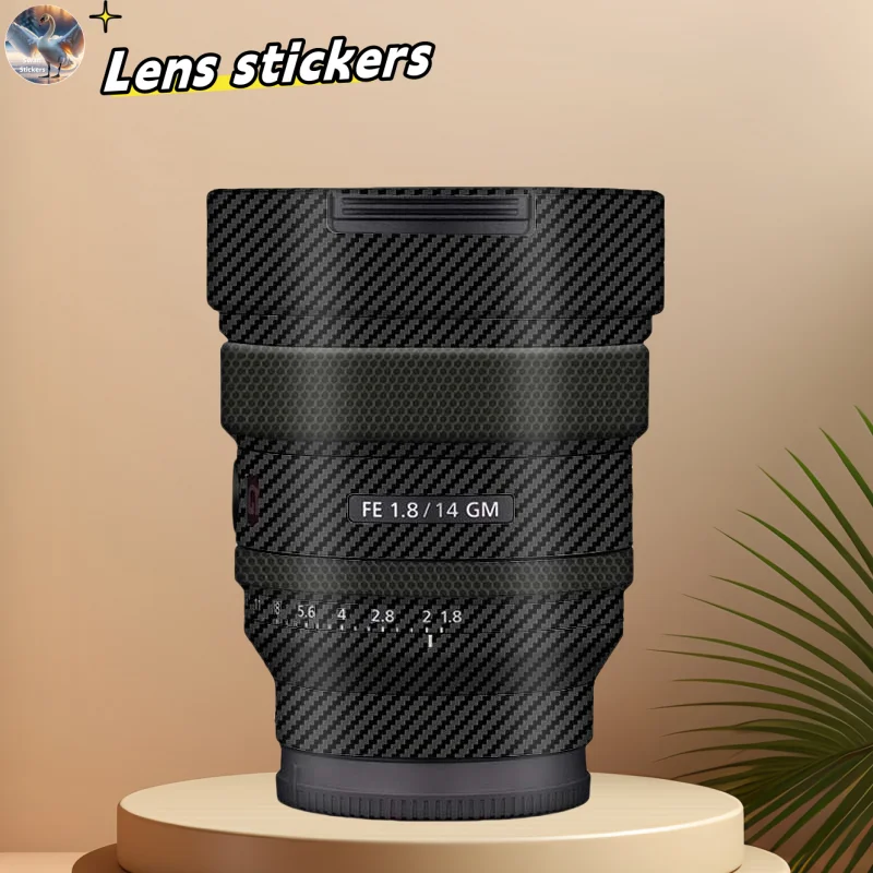 Наклейки на объектив камеры Sony FE14mm F1.8G износостойкая защитная пленка с точным