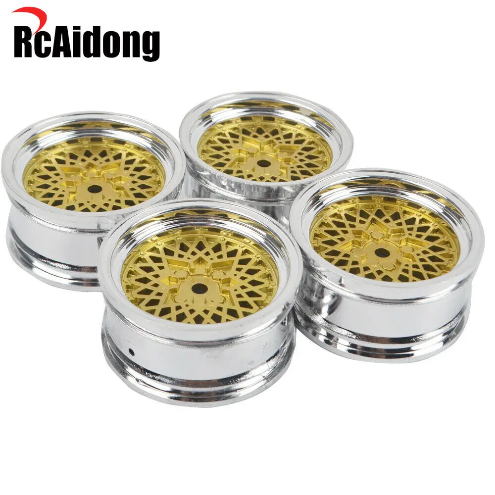 Купить 4 шт., пластиковые колеса RcAidong для Tamiya TT01 TT02 1/10 RC