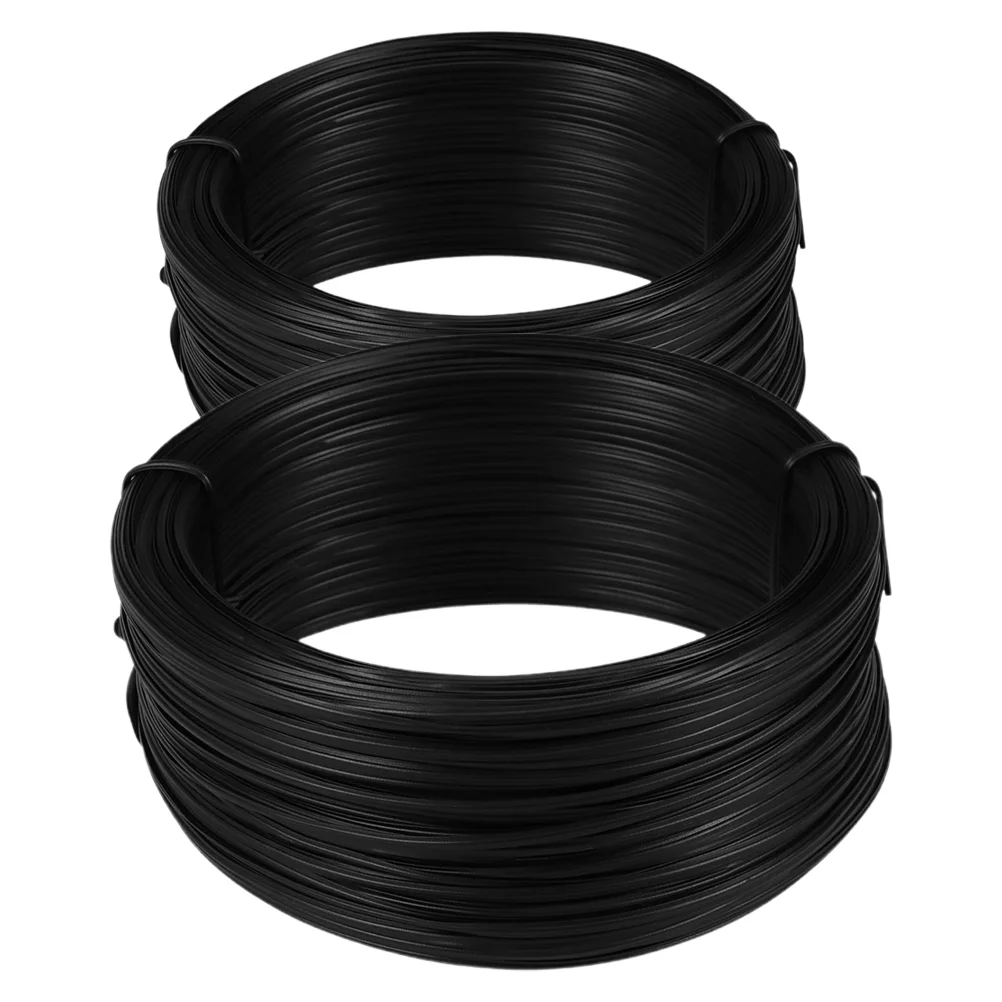 2 шт. железная проволока арматурная арматура черный цветочный пластиковый