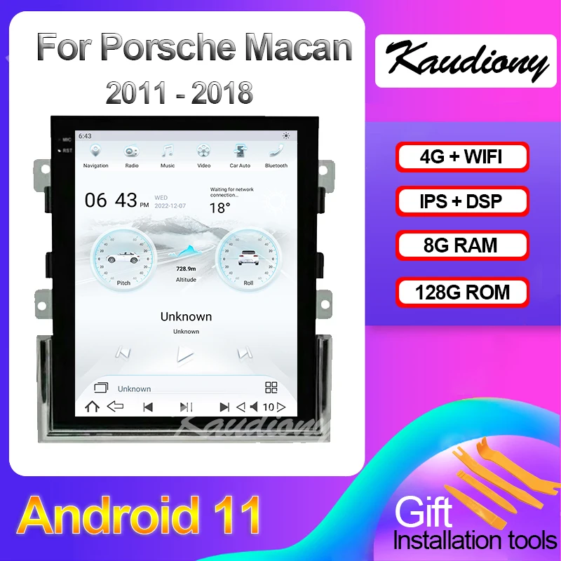 

Kaudiony Android 11 For Porsche Macan 2011-2018 Car DVD Multimedia Player Auto Radio Automotivo GPS Navigation Stereo 4G DSP