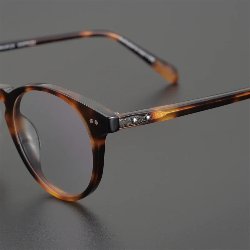 Женские очки в стиле ретро винтажные ацетатные круглые для близорукости с