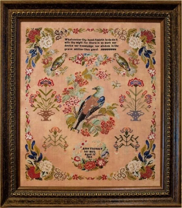 

Bird in the Flower 58-67 Cross Stitch Ecological Cotton Thread Embroidery Home Decoration Hanging Painting Gift