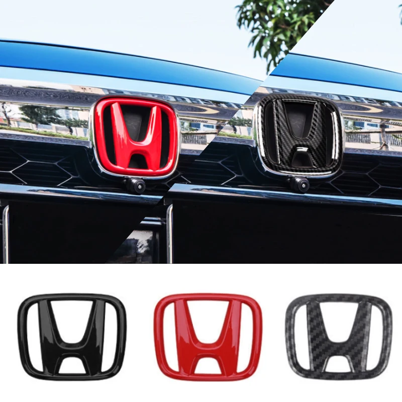 Крышка автомобиля из АБС-пластика Эмблема Для Honda 10th Civic 2016-2020 Inspire Передняя решетка автомобиля задний багажник наклейка на руль аксессуары