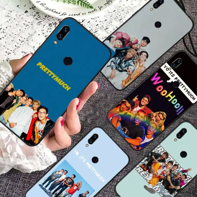 

PRETTYMUCH American pop group Phone Case For Xiaomi Redmi note 7 8 9 11 i t s 10 A poco f3 x3 pro lite funda shell coque cover