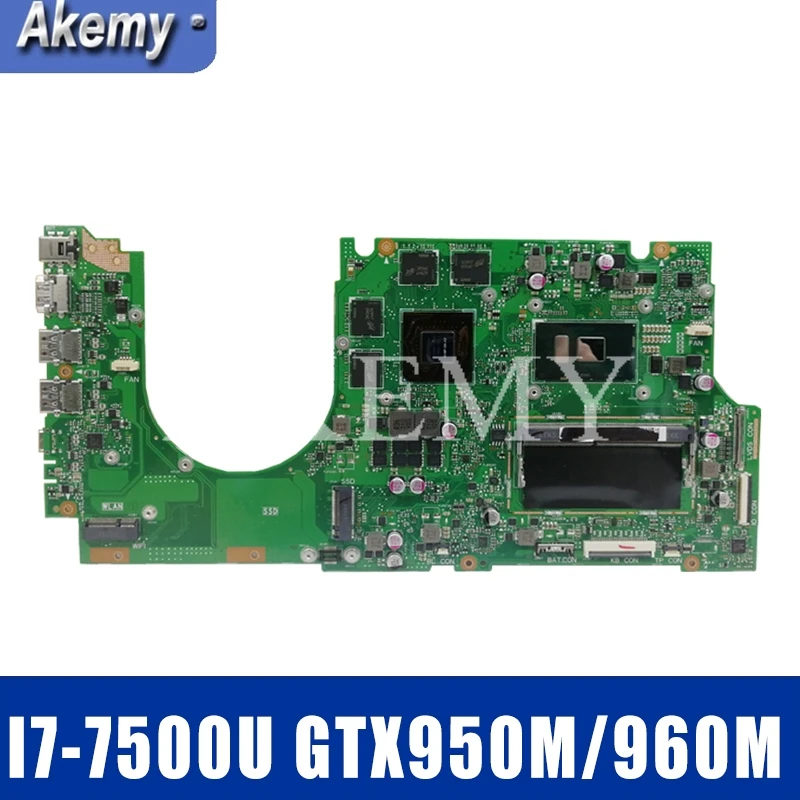 

Материнская плата для ноутбука Asus UX510UX UX510UXK, 4 ГБ 8 ГБ
