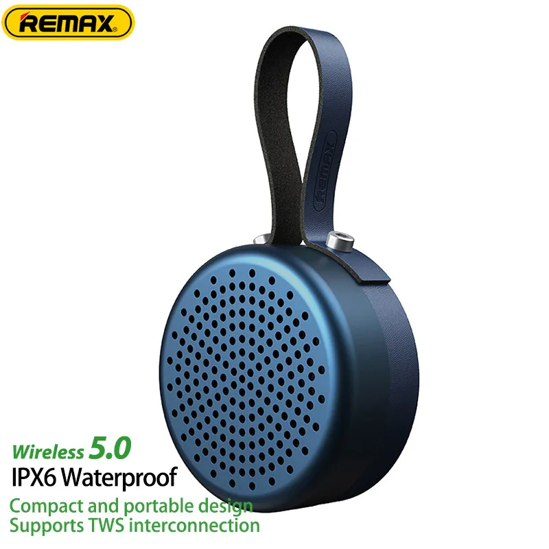 

Уличная Bluetooth-Колонка Remax Mini IP5, водонепроницаемая Спортивная Портативная Беспроводная колонка