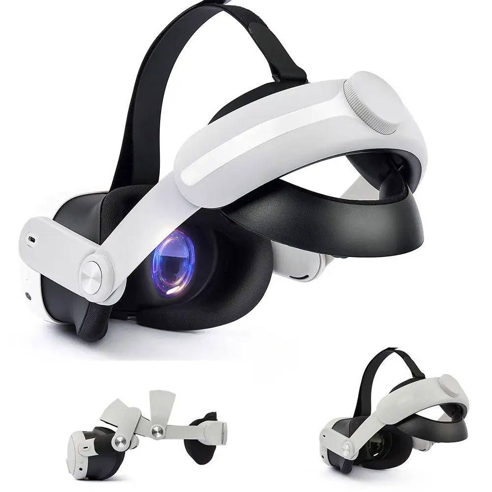 

For Meta Oculus Quest 3 Adjustable Head Strap Increase Supporting Improve Comfort-Virtual For VR Accessories