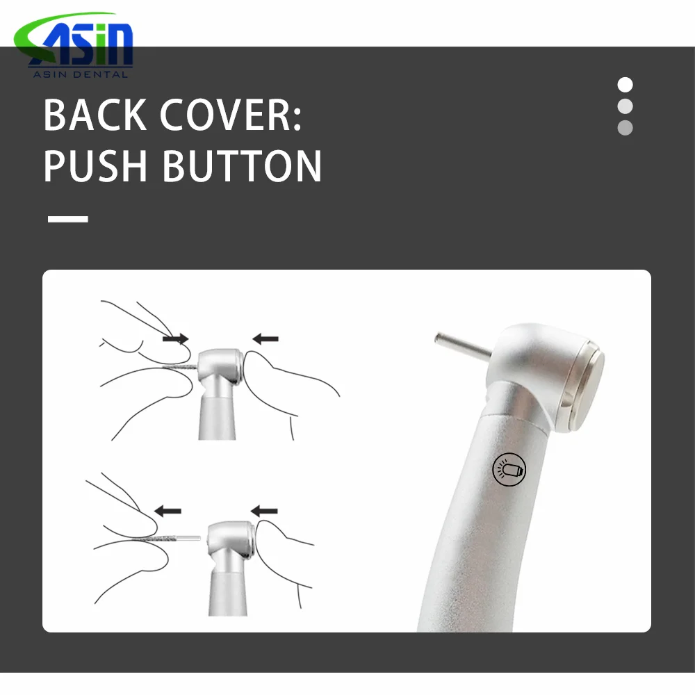 Высокоскоростная ручная турбина со светодиодной подсветкой и керамическим