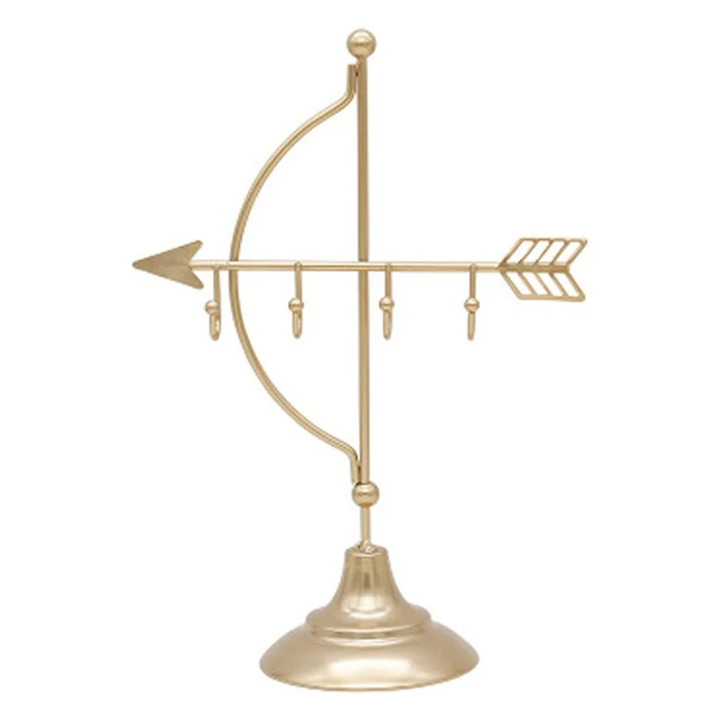 

Jewelry Stand Display Necklace Holder Plated Metal Tabletop Jewelry Organizer Tower For Show Jewelry Online Display