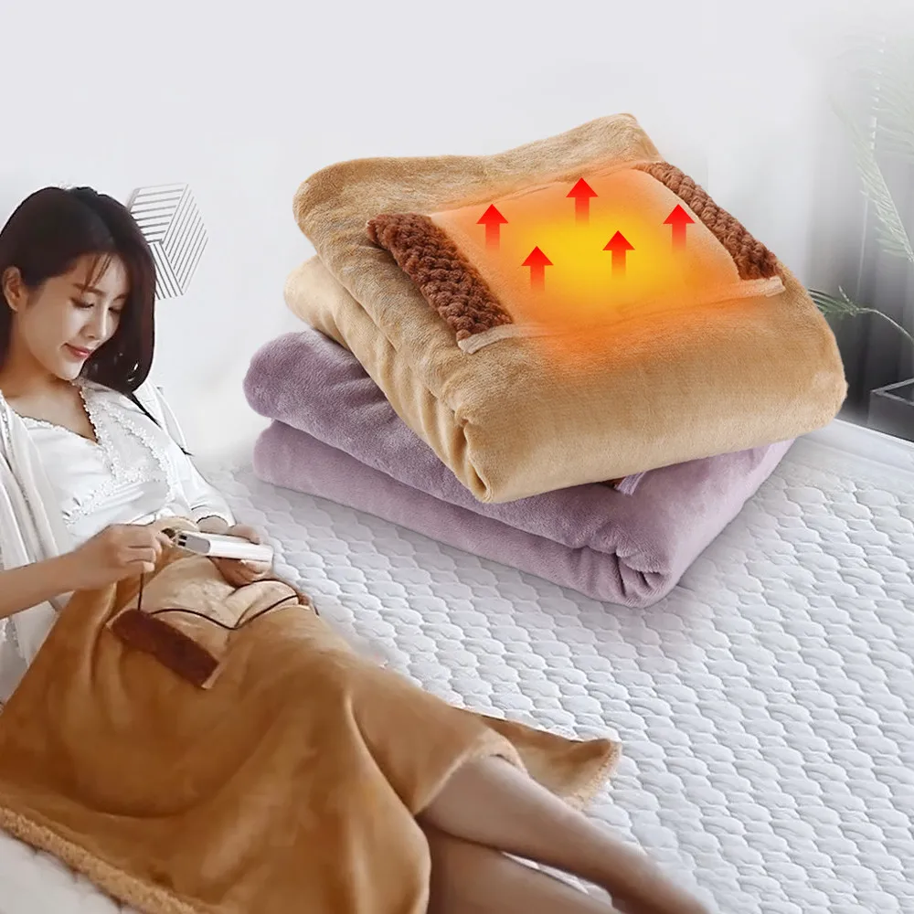 Electric Heating Blanket Winter Warmer Double Thermal Heated
