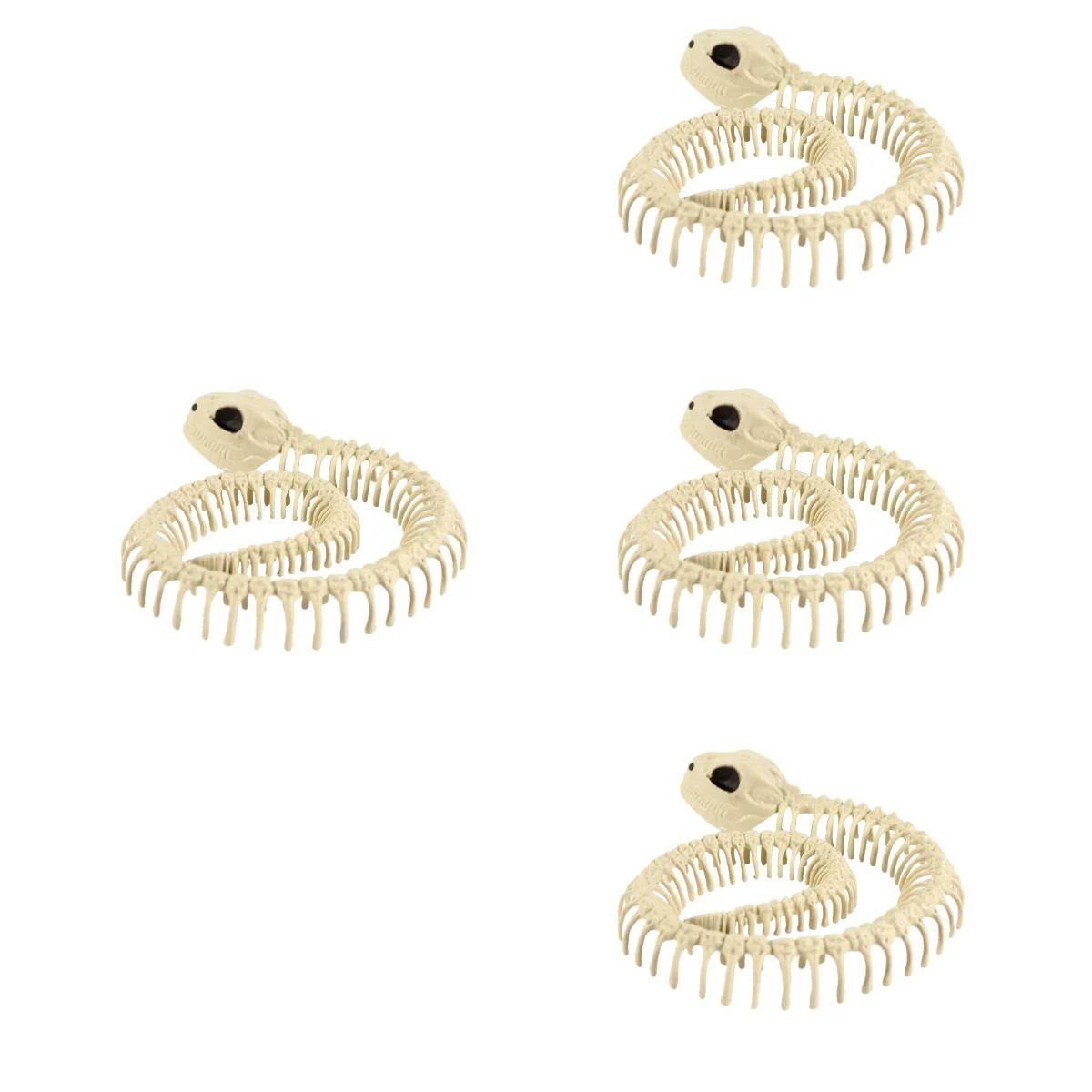 

4 pcs Halloween Animal Scary Props Happy Halloween Spooky Animal Frame (Snake)