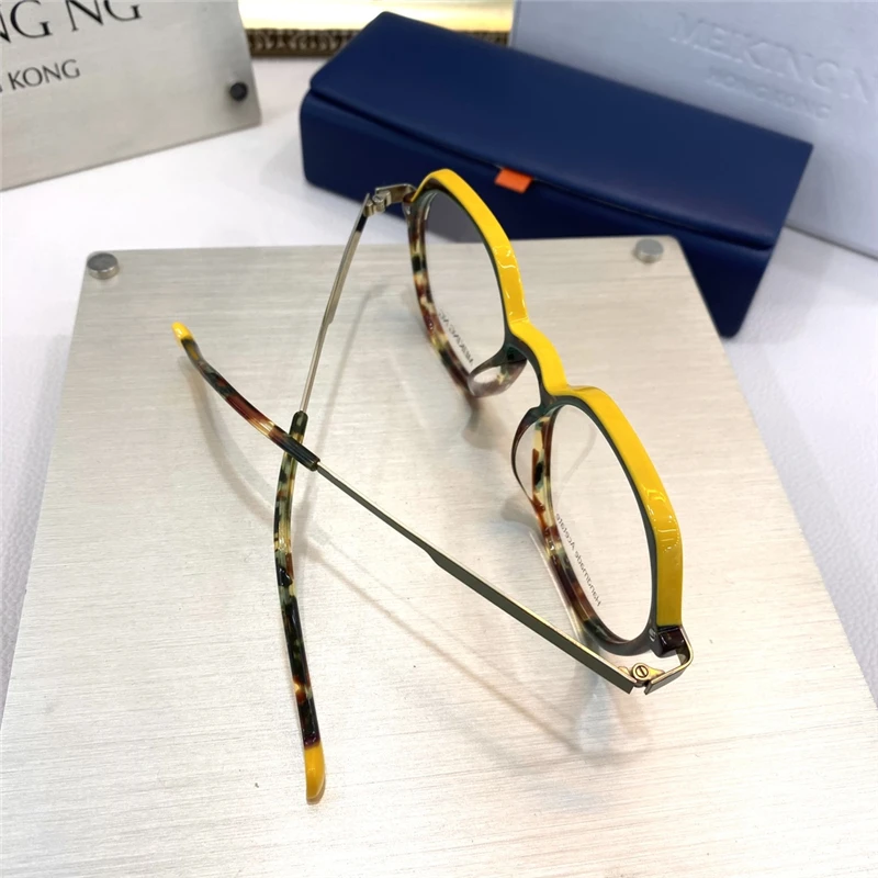 Оптические очки для мужчин и женщин ретро-дизайнер 2420 модные овальные оправы из