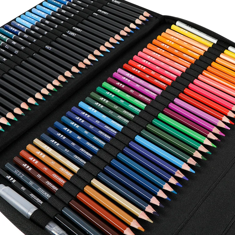 

24/126/182Pcs Best Gift Color Pencil and Sketch Pencils Set for Drawing Art Tool Kit Graphite Strips Charcoal Drawing Pencil Ect