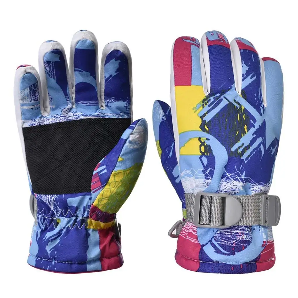 

Детские лыжные перчатки для улицы ветрозащитные и нескользящие зимние теплые спортивные перчатки