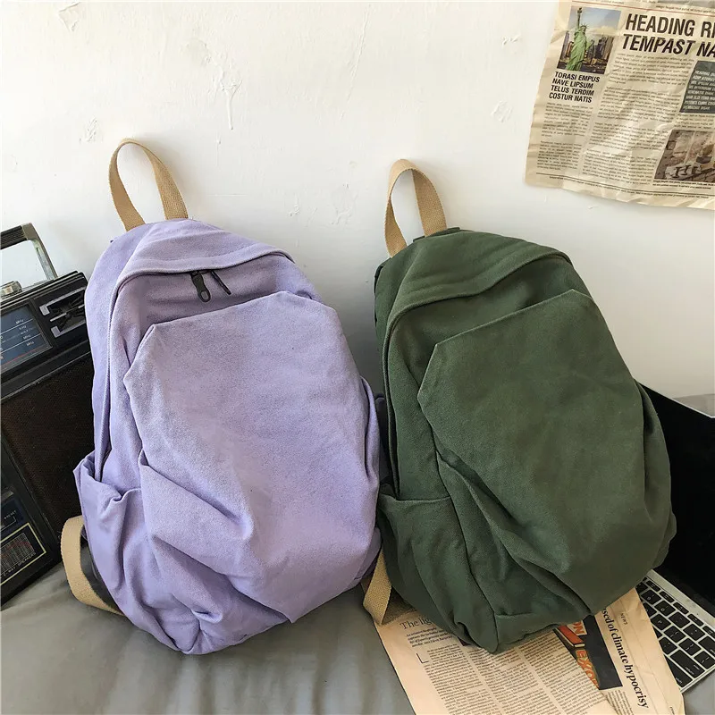 

Модный женский холщовый рюкзак, большая школьная сумка на плечо для девочек-подростков, 2022, трендовый студенческий рюкзак, дорожный рюкзак