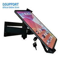 universal tablet pc stand wall mount for 7 to13 inch with security lock anti theif tablet pc stand