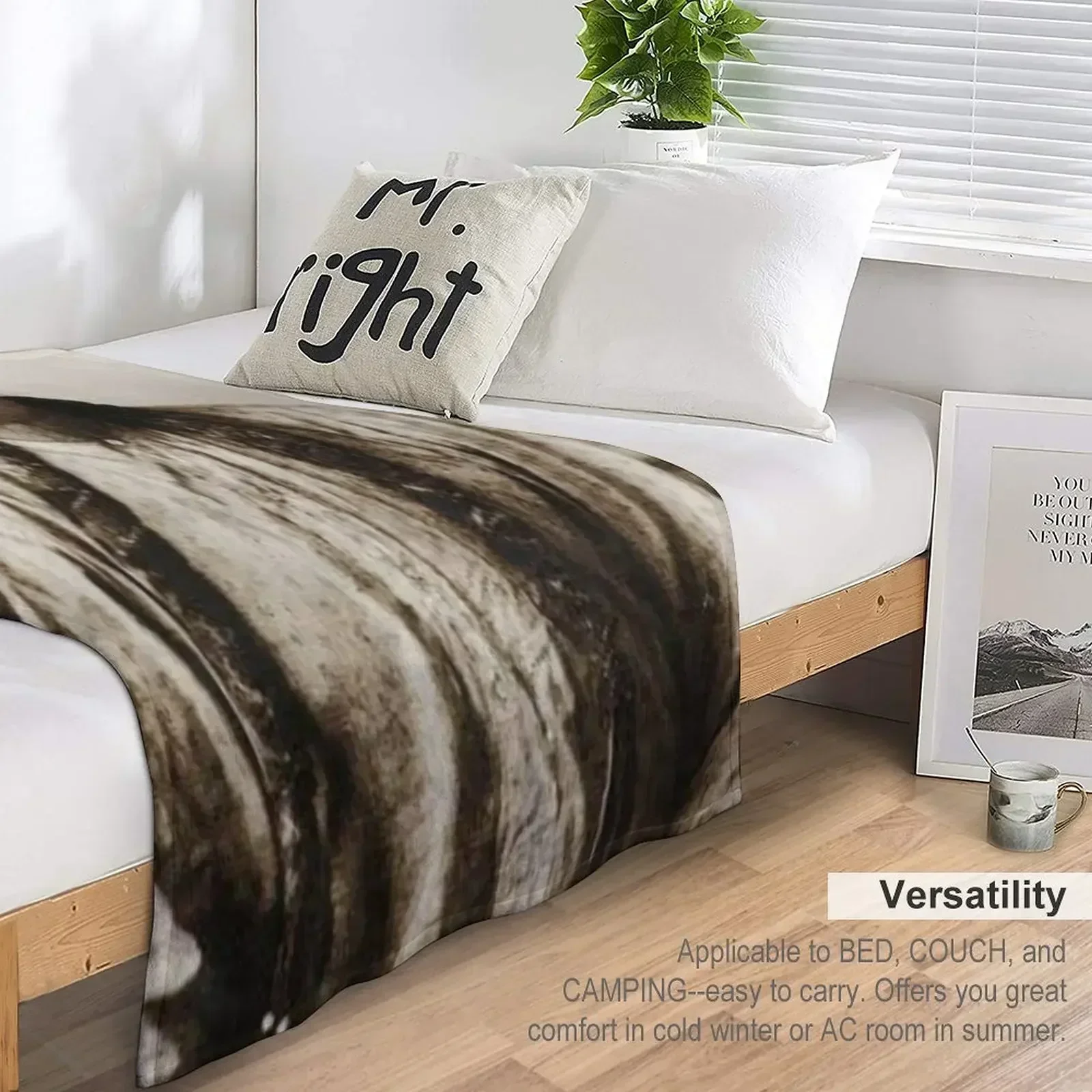 Сидящий бык - одеяло Hunkpapa Lakota большие теплые зимние меховые изделия модные одеяла