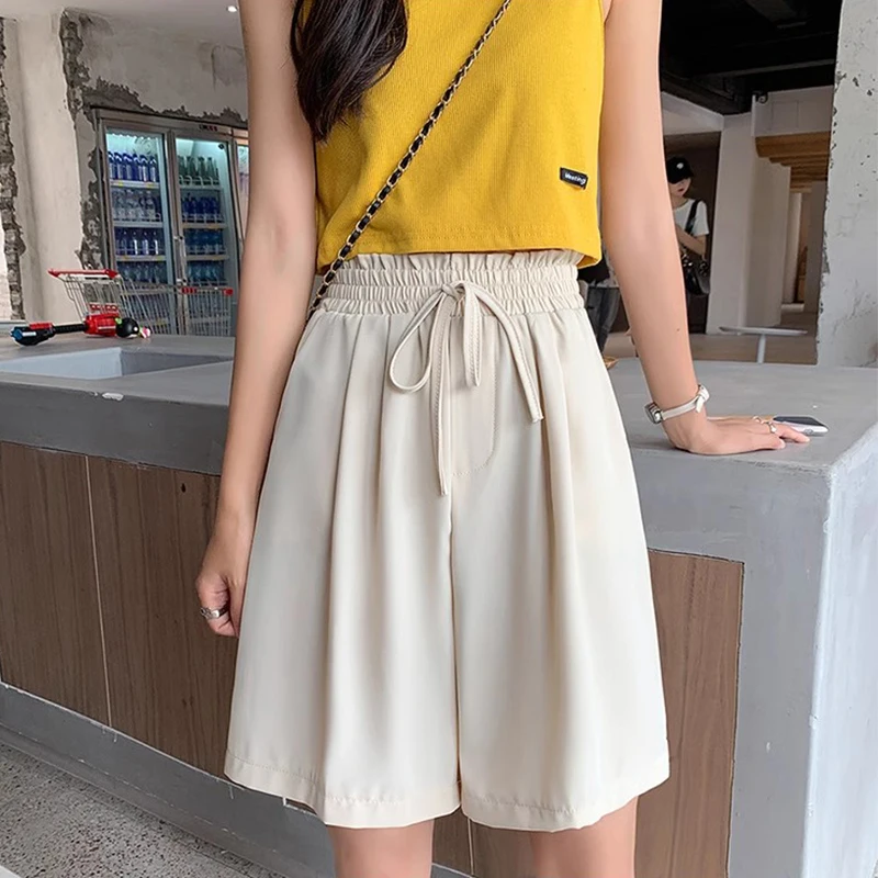 Women's Y2K Clothes Summer Loose New Wide Leg Knee Skirts Pants Skinny Casual Short Skirts Women Fashion Korean Style 2023