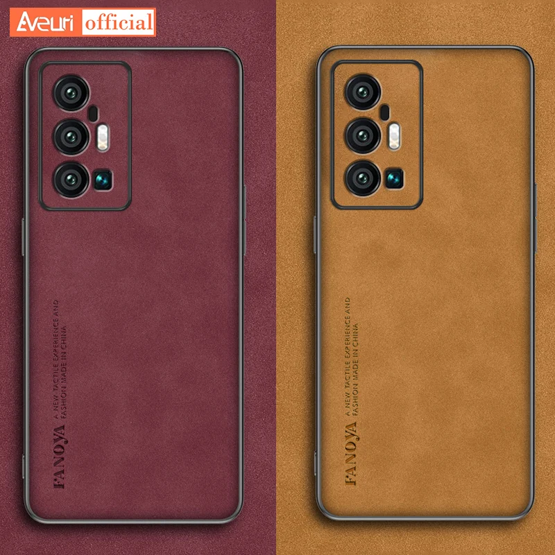 Роскошный чехол из искусственной кожи для Vivo X80 X50 X60 X70 Pro Plus X Note X51, тонкий чехол, деловой силиконовый чехол для телефона Vivo V23E V23 Pro