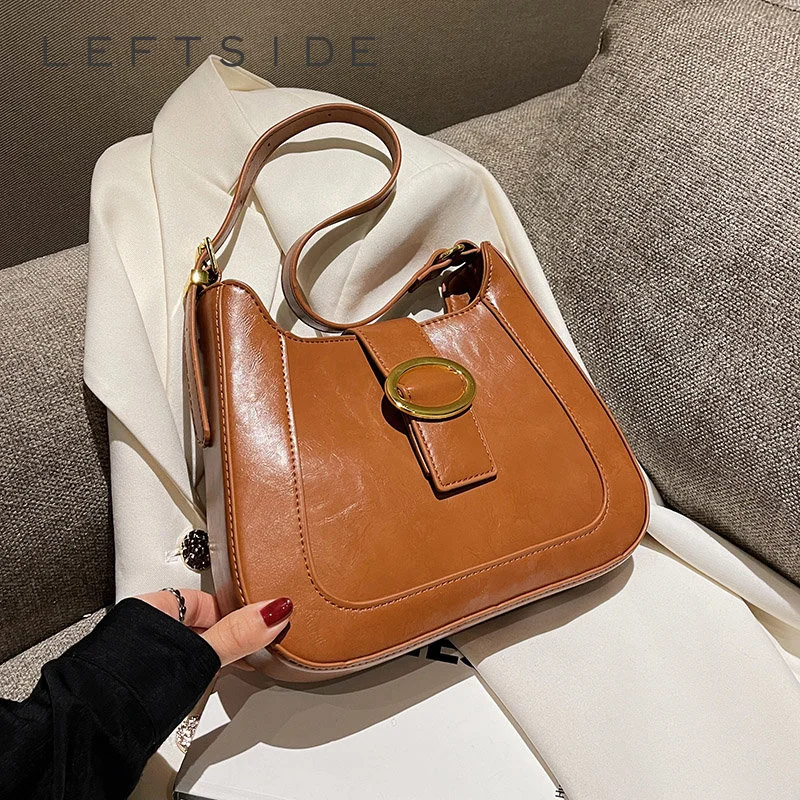 

Новые боковые сумки на плечо для женщин, новинка 2023, трендовые дизайнерские винтажные маленькие однотонные сумки и кошельки