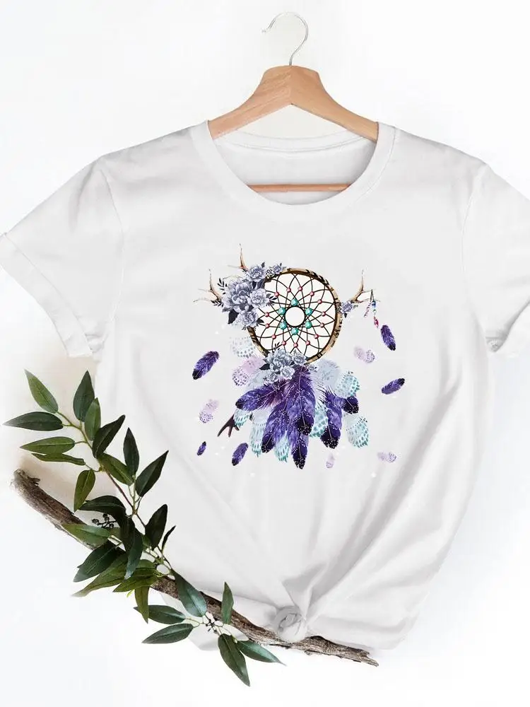 

Women Dream Web Lovely Cute 90s Short Sleeve T-shirts Cartoon Clothes Casual Summer Female Tee Ladies Fashion Graphic Tshirt