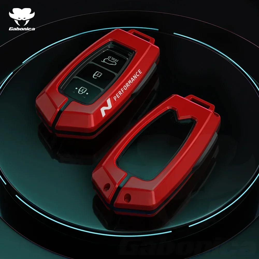 

Чехол для ключа автомобиля из углеродного волокна для Hyundai N Elantra Kona Santa Fe GDi Veloster Creta Azera Eon Kauai i10 i20 i30 Fastback i40 ix35