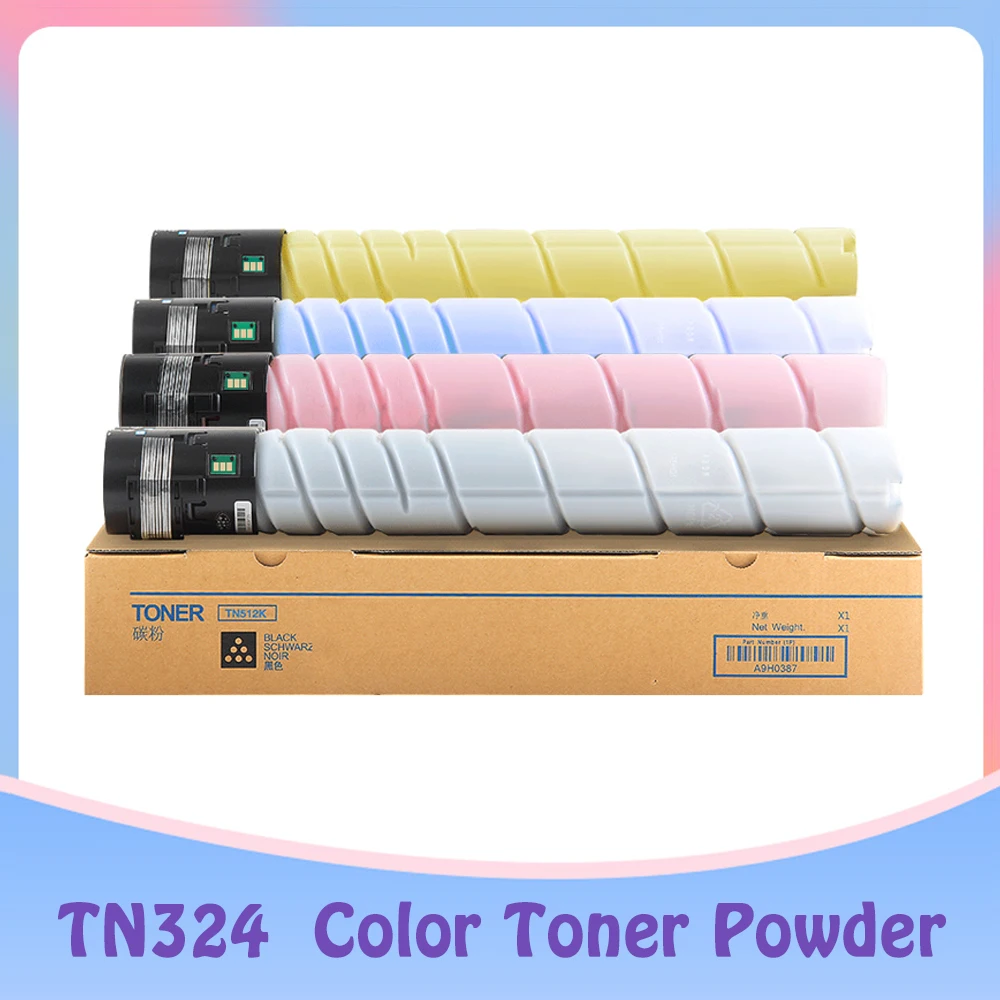 

4 Color TN324 TN512 Toner Compatible for Konica Minolta Bizhub C308 C368 C258 C454 C454e C554 C554e Toner Cartridge tn-324