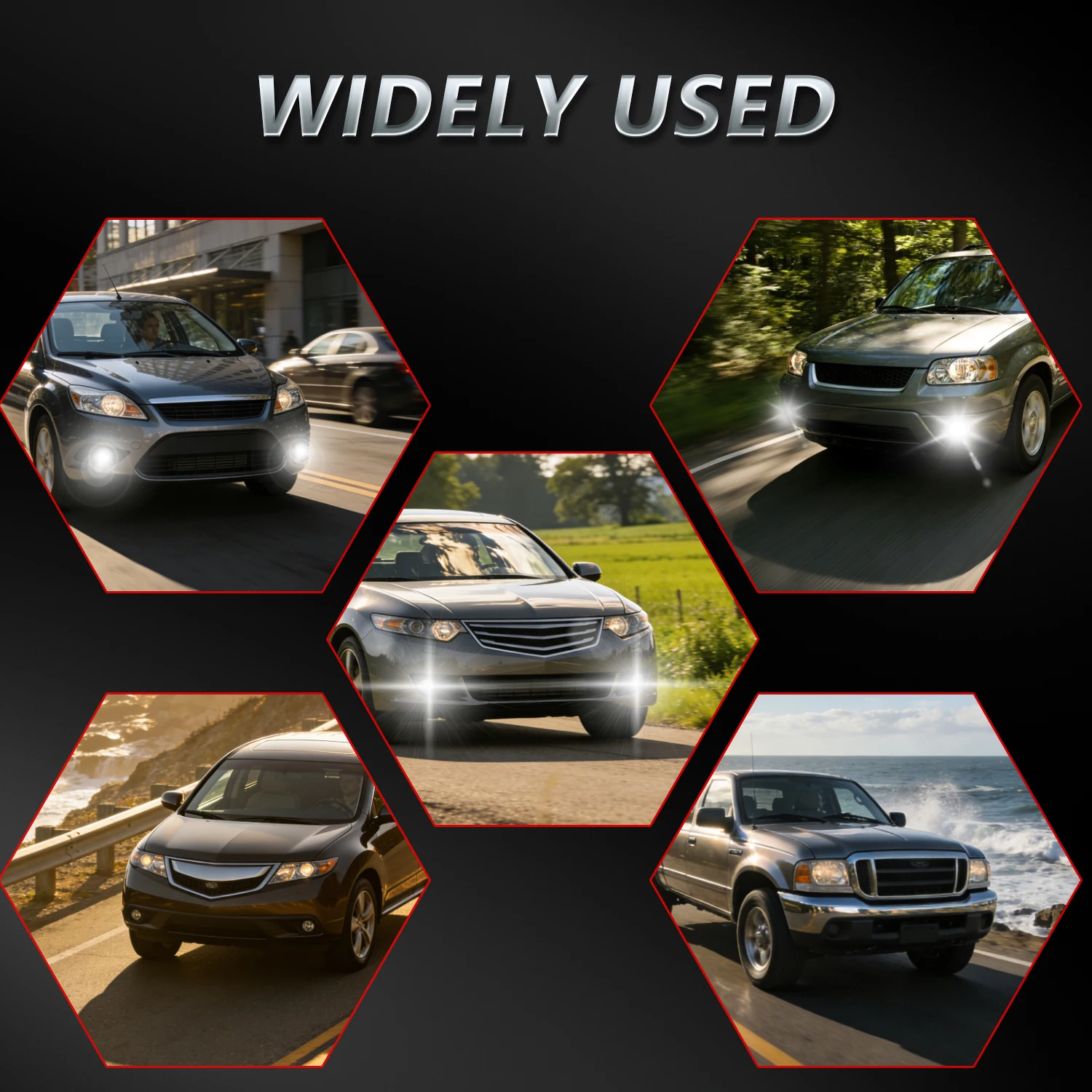 EAGLEVISION Светодиодные лампы для фар 1200W (белыйжелтый свет), биксеноновые HID лампы ближнегодальнего света для противотуманных фар Nissan и ярких противотуманных фар Toyota (art.: 3920db96ac608) - 3920db96ac608
