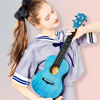 blue children ukulele soprano strings beginners entertaining carbon fiber ukulele music travel silent chibson guitar accessories