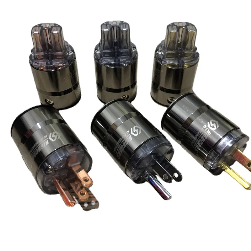 6N разъем из чистой меди с родиевым покрытием/позолоченная/Чистая медь